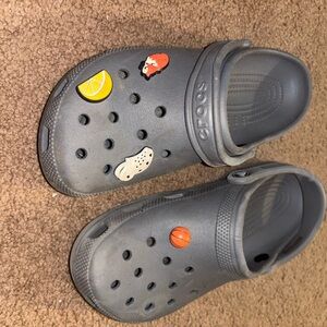 CROCS Women’s Navy Water Shoes with Fun Charms